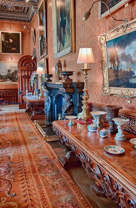 Wales - Gwynedd - Penrhyn Castle - Dining Room - HDR - 9th Augus ...