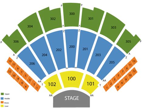 Detailed Seating Chart for The Hulu Theater | TickPick