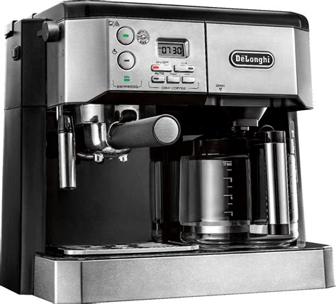 DeLonghi 10-Cup Coffee Maker and Espresso Maker Stainless steel BCO430 ...