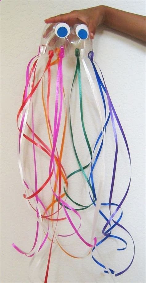 40 DIY Plastic Bag Recycling Projects | Jellyfish craft, Preschool ...