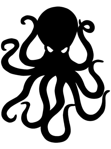 Octopus Stencil Printable