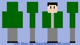 green gamer Minecraft Skin