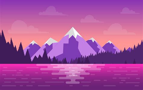 Vector Landscape illustration 359187 Vector Art at Vecteezy