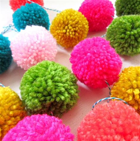 Pom Pom garland | Pom pom garland, Pom garland, Garland