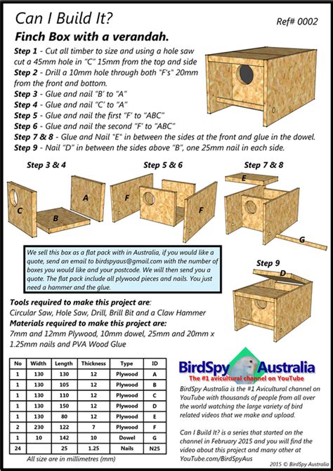 Simple Finch Nest Box | Nesting boxes, Nesting boxes diy, Finch