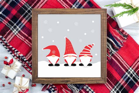 Christmas Gnomes Wall Decor Christmas Gnomes Art Prints - Etsy