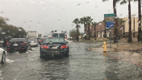 Palm Springs-area rain brings flooding: A list of closed roads ...