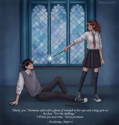 Arisha — Cover Art I did for the Harry/Hermione fanfiction:... | Harry ...