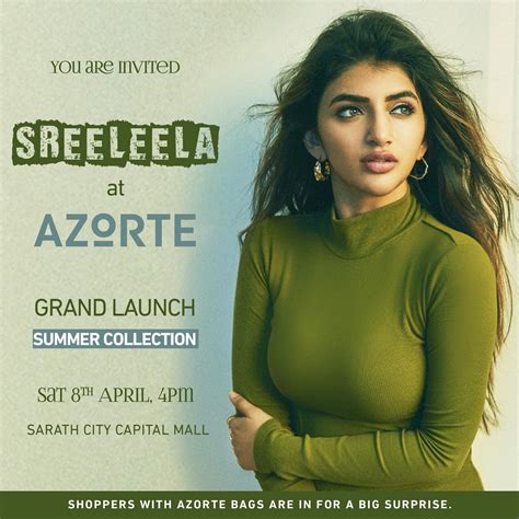 Grand Launch of the Azorte Summer Collection wit SreeLeela at Sarath ...