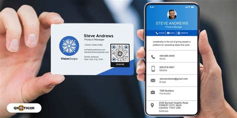 How to Create a QR Code Business Card Template - QR TIGER
