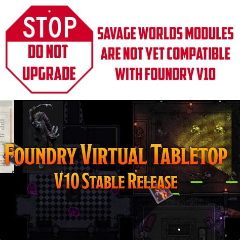 Please Wait to Upgrade to Foundry VTT V10 | Pinnacle Entertainment Group