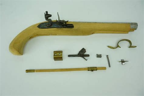 Vintage Jukar Flintlock Black Powder Pistol Kit