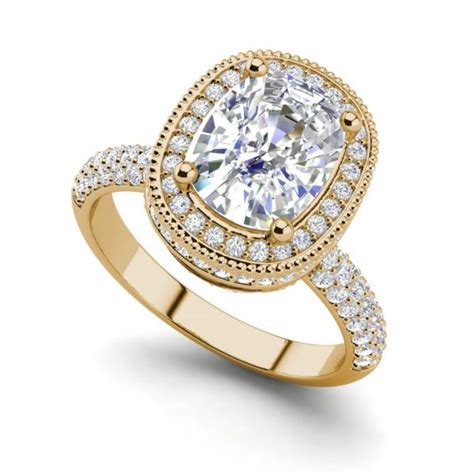 2.01 Ct Cushion Cut Diamond Solitaire Engagement Ring | Ara Diamonds