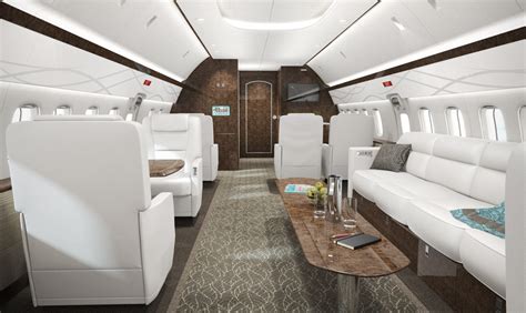 Private Jet Interior Design Renderings | Trinity Animation