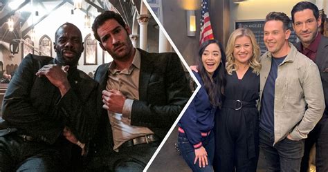 Lucifer: 10 Best Behind-The-Scenes Photos On Set | ScreenRant