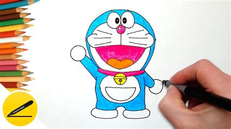 How to Draw Doraemon step by step - Easy Drawing for Children - Anime ...