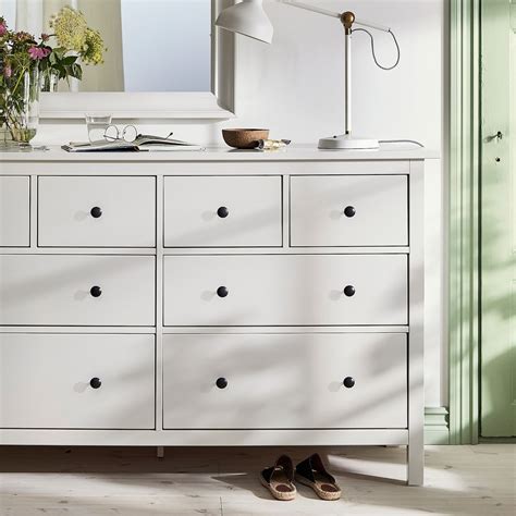 IKEA HEMNES White 8-drawer dresser | Hemnes, Ikea hemnes dresser ...