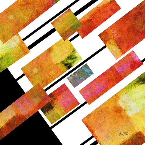 abstract art Homage to Mondrian Square Digital Art by Ann Powell | Fine ...