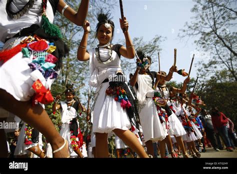 Tharu dance hi-res stock photography and images - Alamy