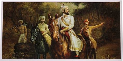 Shivaji Maharaj On Horse Paper Print - Personalities posters in India ...