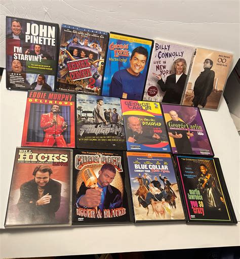 stand up comedy DVD lot of 13 George Carlin Lopez Bill Hicks Eddie ...