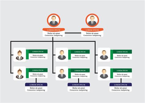 Employee Organizational Chart Template