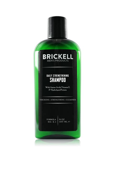 Best Natural, Organic Shampoo for Men with thinning hair | Brickell Men ...