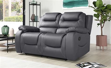 Vancouver Grey Leather 3 2 Seater Recliner Sofa Set - Sofa Design Ideas