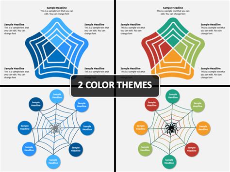 Spider Diagram for PowerPoint and Google Slides - PPT Slides