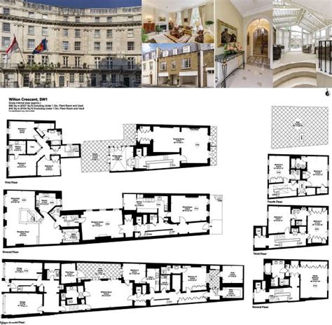 Floorplan for 10 bedroom terraced house for sale in Wilton Crescent ...