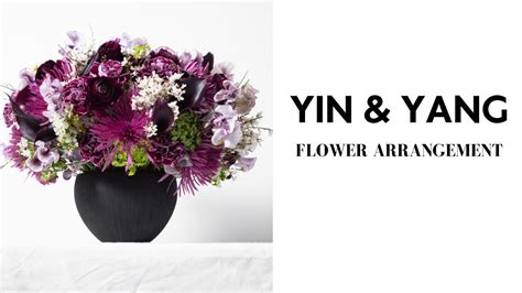 Yin & Yang Flower Arrangement | FLORA LUX - YouTube