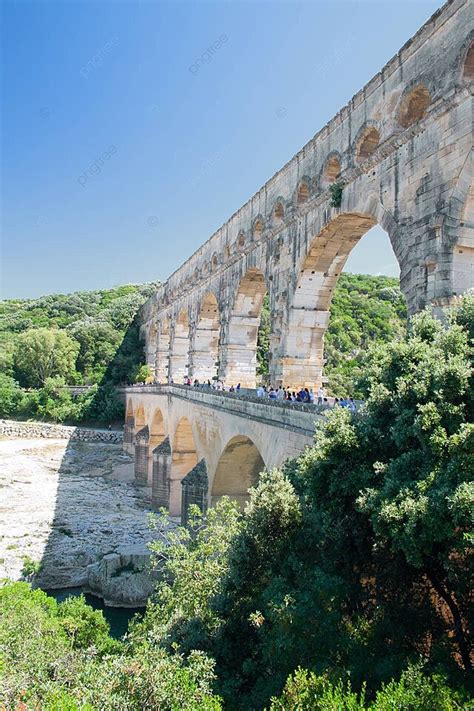 Pont Du Gard History Gard French Photo Background And Picture For Free Download - Pngtree