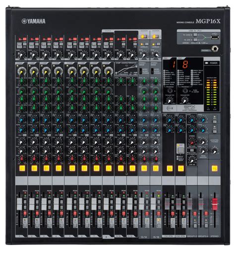 Yamaha MGP16X 16 Channel Mixer With Dual Digital Effects Processors ...