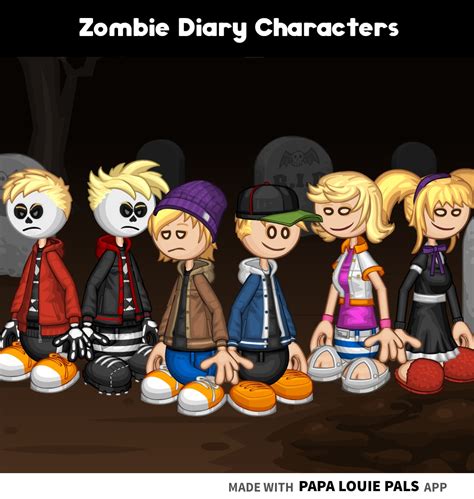 Zombie Diary Characters by Sadcubexme on DeviantArt