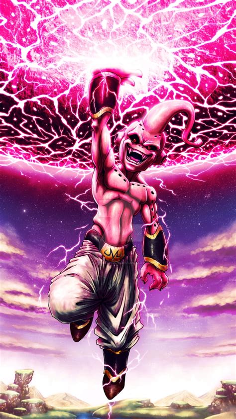 Kid Buu, dragon, ball, anime super, cool, HD phone wallpaper | Peakpx