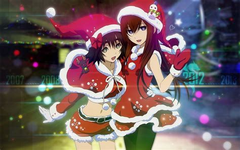 Cute Anime Girl Christmas Wallpapers HD | PixelsTalk.Net