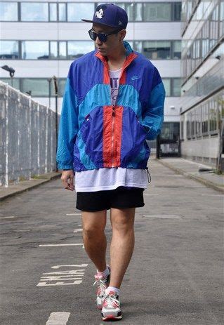 Sweatshirt, Windbreaker Fashion Ideas With Shorts, Vintage Nike ...