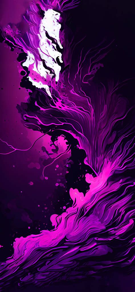 Abstract Art Purple Wallpapers - Purple Aesthetic Wallpaper iPhone