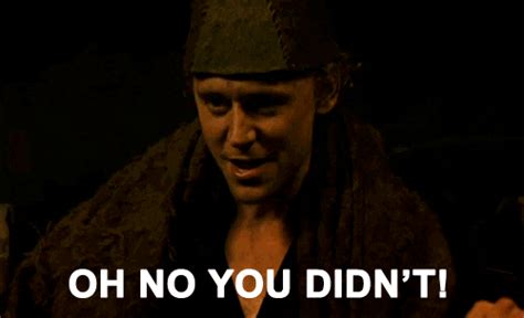 Oh No You Didnt Tom Hiddleston GIFs - Find & Share on GIPHY