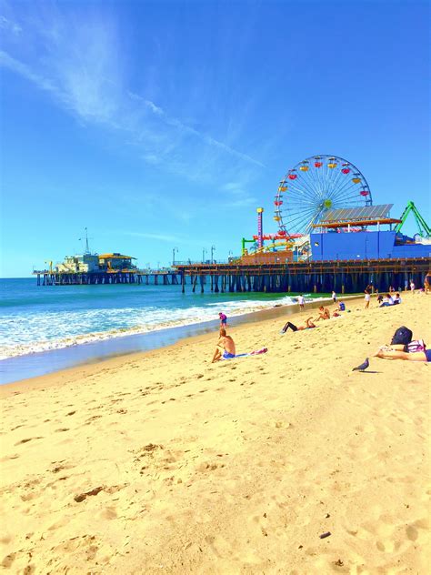 santa monica beach - Faded Spring