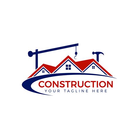 Construction logo design, Real estate company logo, Modern home vector ...