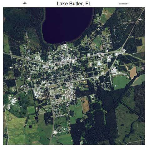 Aerial Photography Map of Lake Butler, FL Florida