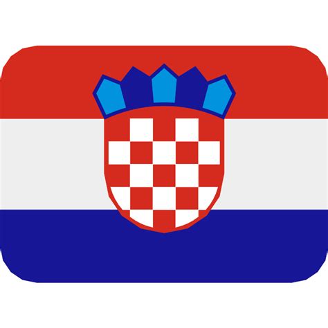 Flag For Flag Croatia Vector SVG Icon - SVG Repo