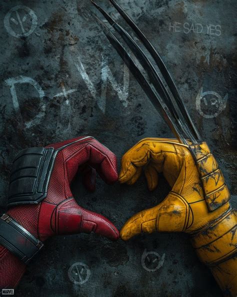 Deadpool & Wolverine Gets Romantic Valentine's Day Poster