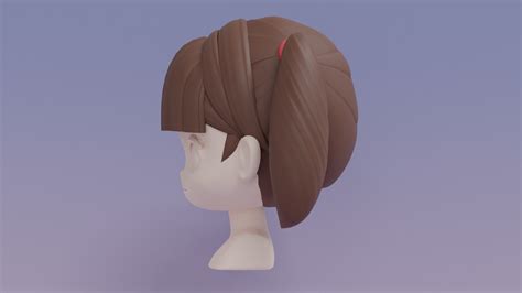 ArtStation - Chibi Female Hair Style 14 | Resources