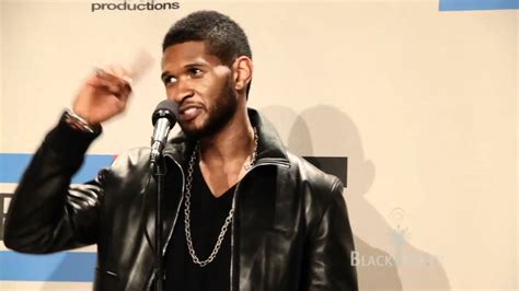 Usher cries after Justin Bieber wins AMA - YouTube