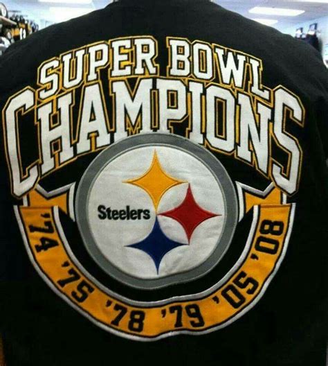 PITTSBURGH STEELERS~6x Super Bowl Champions! | Steelers, Nfl steelers ...