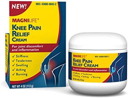 MagniLife Knee Pain Relief Cream, Natural Fast-Acting Cream for Joint ...