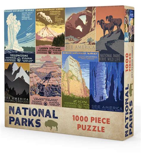 National Parks, 1000 Pieces, Gibbs Smith | Puzzle Warehouse