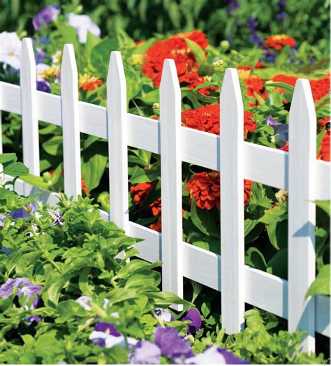 White Wooden Garden Picket Fence 36 in x 18 in RC74W | Greenes Fence ...